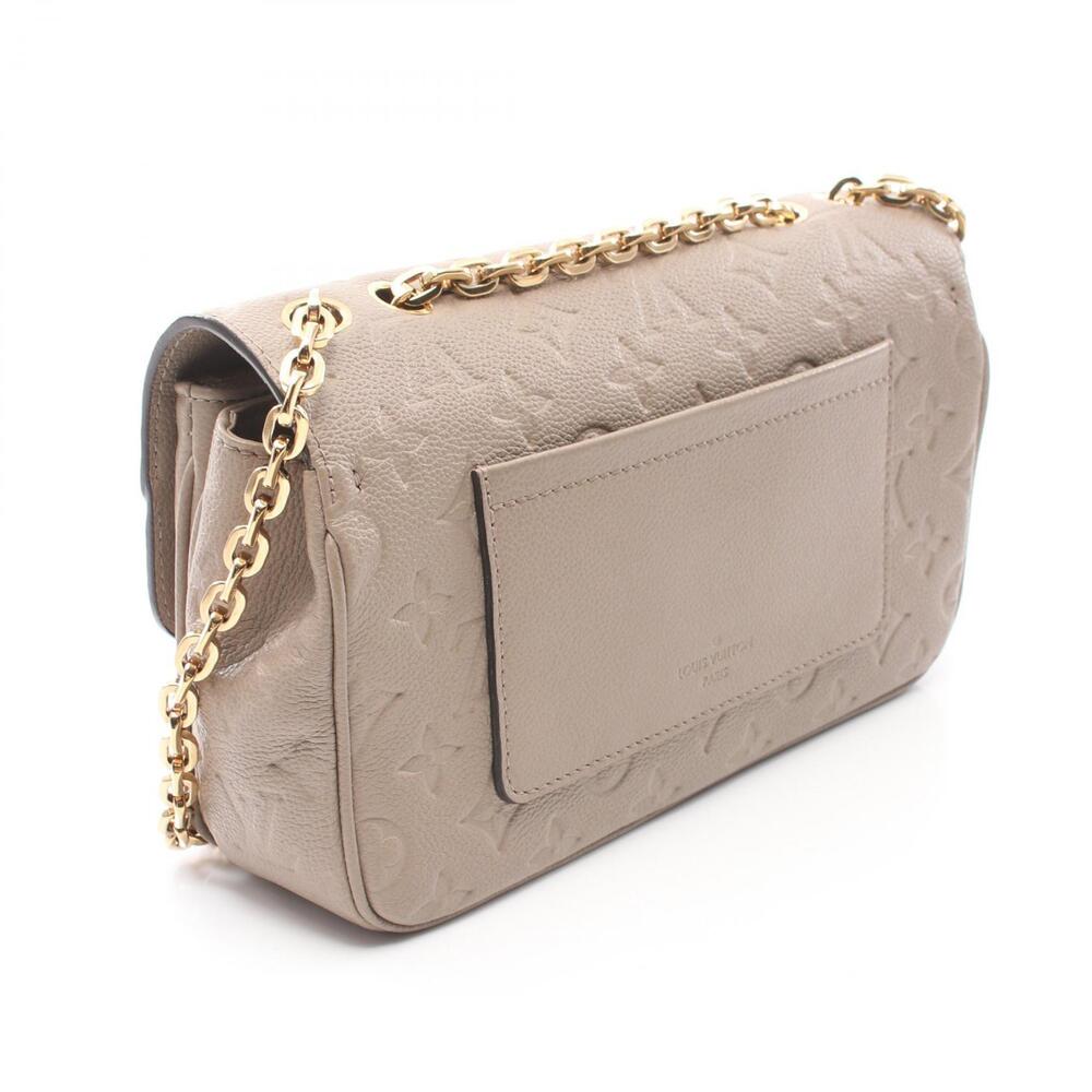 Louis Vuitton Beige Marceau Monogram Leather Bag Tourtrelle Shoulder Empreinte